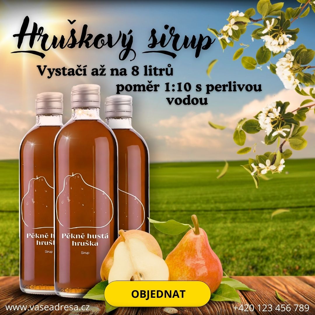 Výtečná hruška, která potěší Vaše chuťové pohárky v každém doušku. (5)